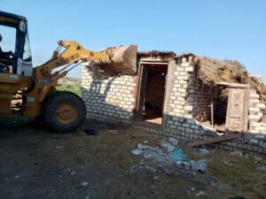 إزالة مبنى مخالف على أرض زراعية بائتمان كفر الطايفة بقرية متبول بكفر الشيخ 6 FB IMG 1766057687783