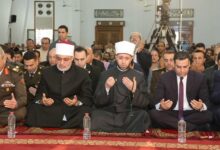 وزير الأوقاف ووزير التعليم العالي ومحافظ بورسعيد يشهدون صلاة الجمعة بالمسجد العباسي ببورسعيد احتفالًا بالعيد القومي للمحافظة