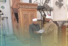 مدير مديرية أوقاف الإسكندرية .. يتفقد مساجد بشاير الخير ويوجه بمتابعة أسطح المساجد وإزالة مياه الأمطار