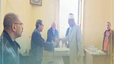 الشيخ محمد سعد العش .. يتسلم مهام عمله مديراً لمديرية أوقاف الإسكندرية ويتفقد أقسام المديرية