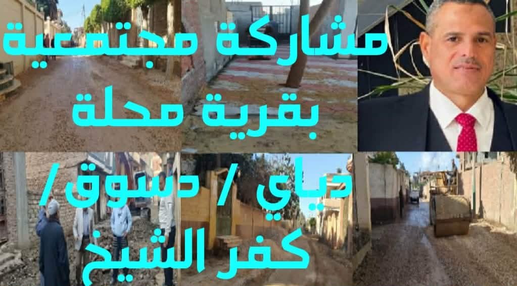 المشاركة المجتمعية بالقرى ودورها الفعال في النهوض بالمجتمع الريفي ( محلة دياي )