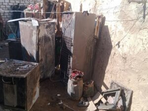 حقوقي يناشد التضامن والمؤسسات الخيريه بسرعه تلبيه استغاثه صاحب منزل احترقت كل محتوياته في الكاجوج اسوان