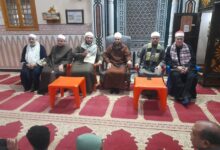 احتفال مسجد عمربن الخطاب بقرية شباس الملح بذكرى الإسراء والمعراج