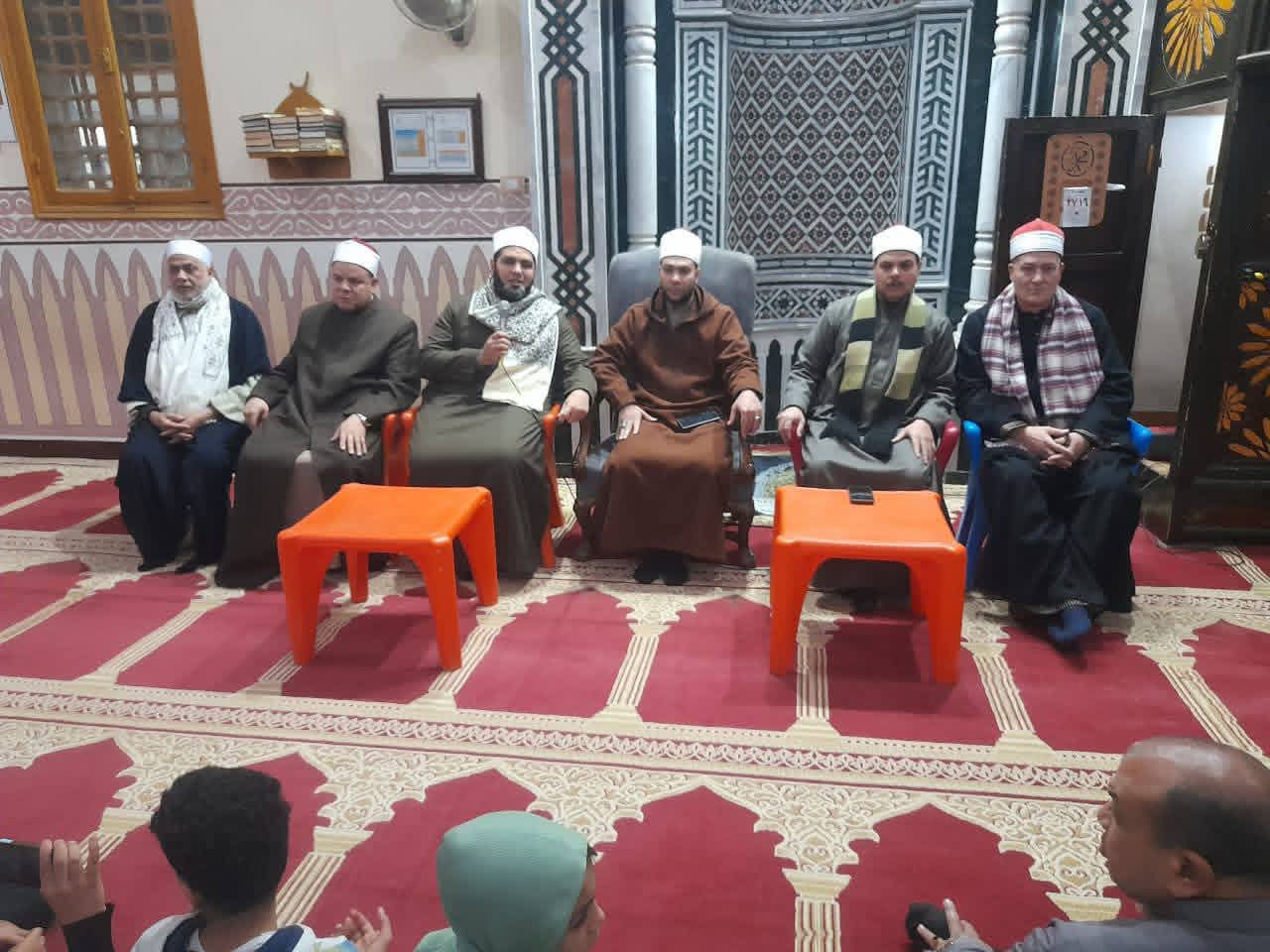 احتفال مسجد عمربن الخطاب بقرية شباس الملح بذكرى الإسراء والمعراج