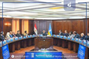 محافظ الإسكندرية .. يستقبل وفد رفيع المستوى من الهيئة العامة للتأمين الصحي 
