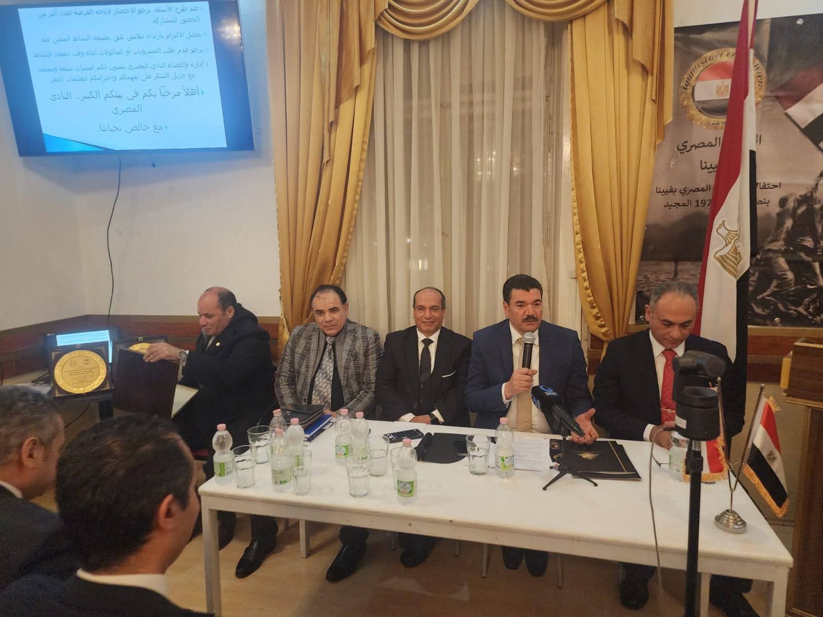 مؤسسة رسالة السلام تعقد أول فعالياتها في النادي المصري بفيينا "حول الوعي والسلام وبناء الأوطان"