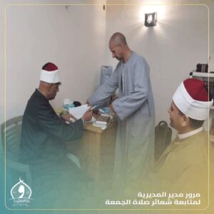 جولة مرورية لمديرية أوقاف على مساجد إدارات وسط وشرق والجمرك