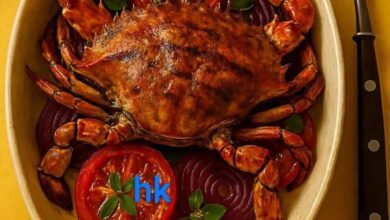 كابوريا مشوية.بالفرن