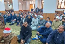 محافظ الإسكندرية ومدير مديرية الأوقاف يشهدان خطبة الجمعة بعنوان «أيام الله في رمضان» بمسجد زينب نوار بالظاهرية