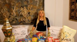 نهال عنبر ورانيا فريد شوقي وندى بسيوني يساهمون في توصيل كراتين رمضان من مؤسسة المصري للتنمية بجميع المحافظات 7 IMG 20260217 WA0069