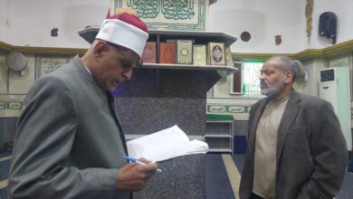 مدير مديرية أوقاف الإسكندرية .. يتابع انتظام العمل الدعوي والإداري بمساجد إدارة محرم بك 3 مدير أوقاف الإسكندرية .. يتابع انتظام العمل الدعوي والإداري بمساجد إدارة محرم بك