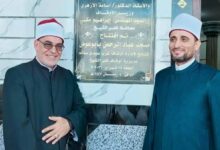 افتتاح مسجد عباد الرحمن بقربة أبو عوض بأوقاف غرب سيدي سالم 
