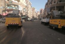 استمرار حملات النظافة والتجميل اليومية وزراعة الأشجار وطلاء البلدورات بمدينة دسوق