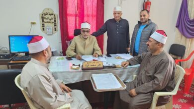 مدير أوقاف الإسكندرية .. يتابع انتظام العمل الدعوي والإداري بإدارة وسط