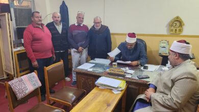 مدير أوقاف الإسكندرية .. يتابع انتظام العمل الدعوي والإداري بإدارة المنتزه 3 مدير أوقاف الإسكندرية .. يتابع انتظام العمل الدعوي والإداري بإدارة المنتزه